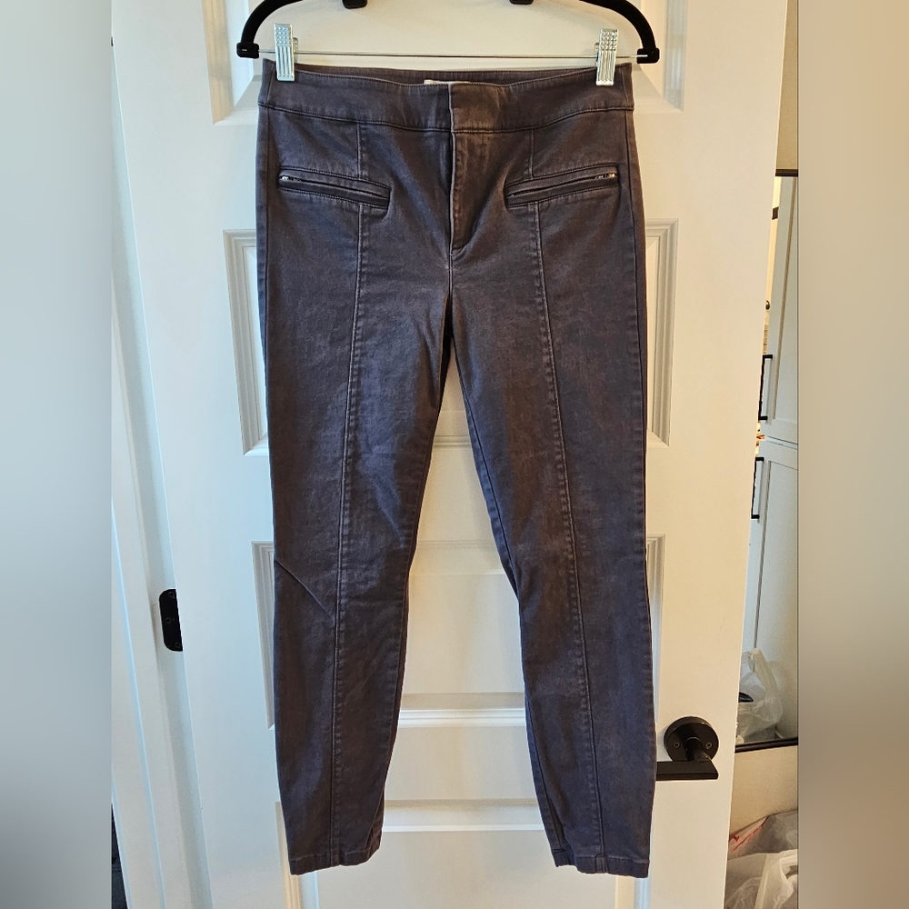 Loft Outlet Women's Skinny Ankle Pants - Grey - Size 4